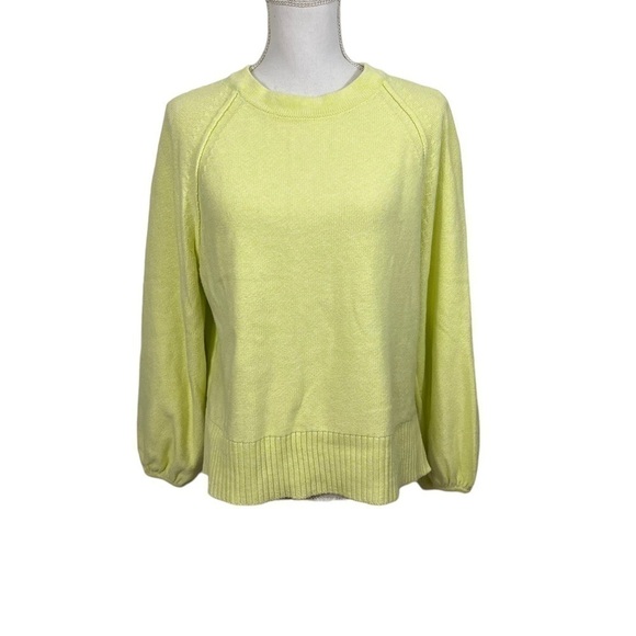 Anthropologie Emily Cotton Sweater Tie at Neck Back - Picture 3 of 10